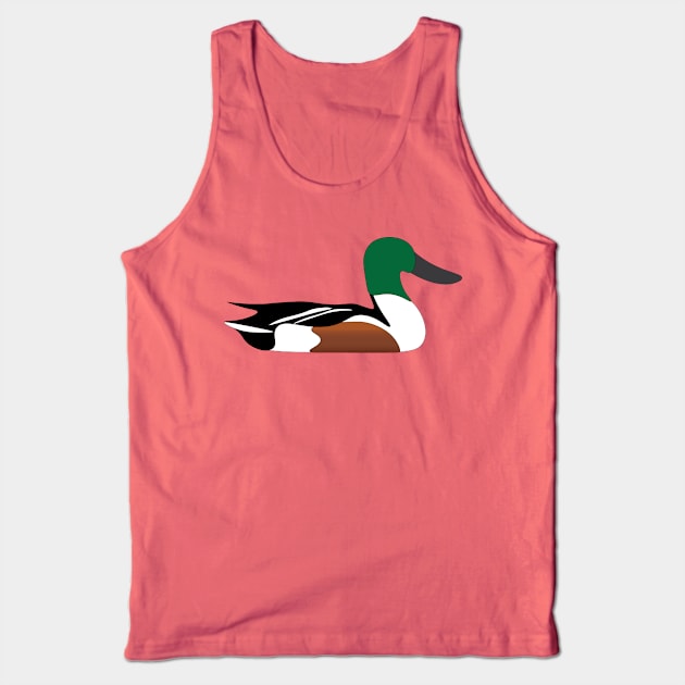 Northern Shoveler Tank Top by Feathered Finds